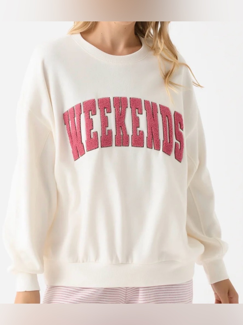 Z Supply Women's Oversized Weekends Sweatshirt Size Small NWT